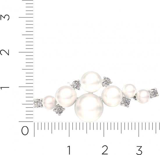 Брошь из серебра