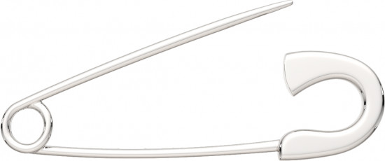 Брошь из серебра