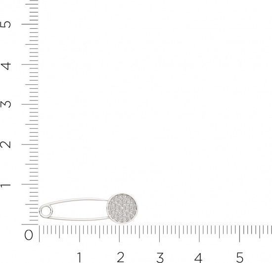 Брошь из серебра