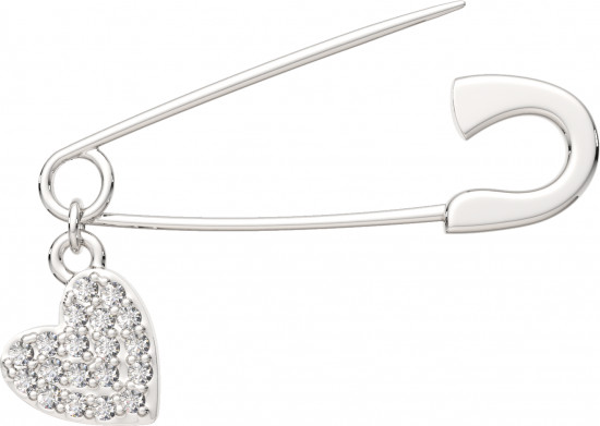 Брошь из серебра