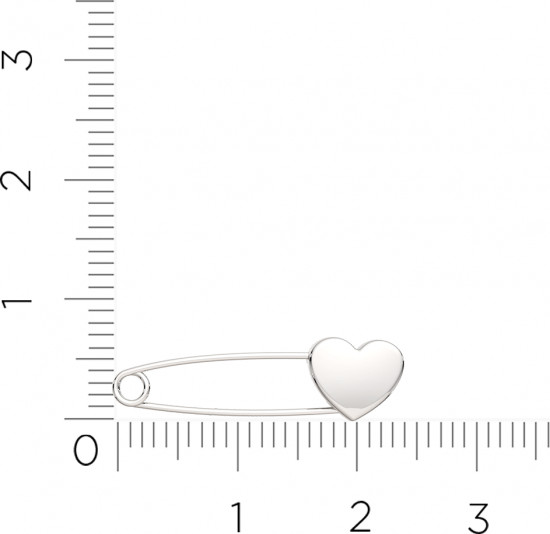 Брошь из серебра