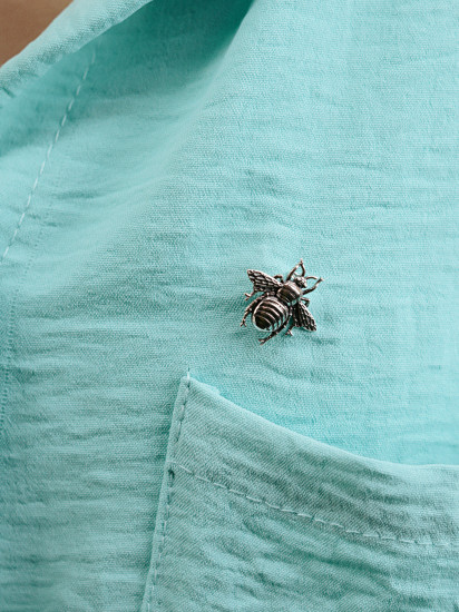 Брошь из серебра