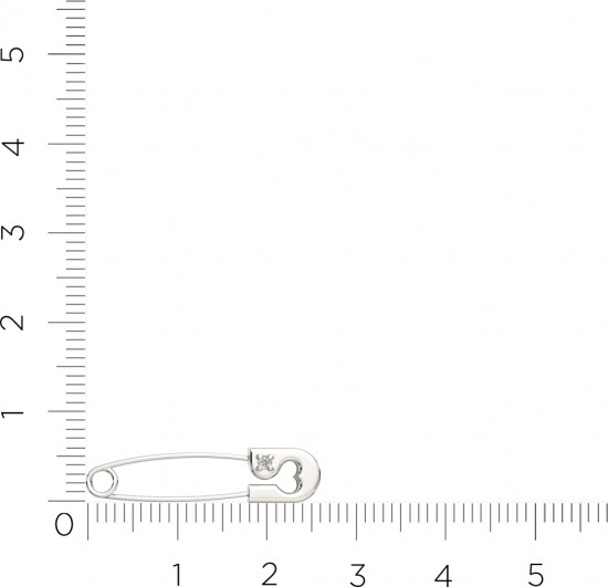 Брошь из серебра