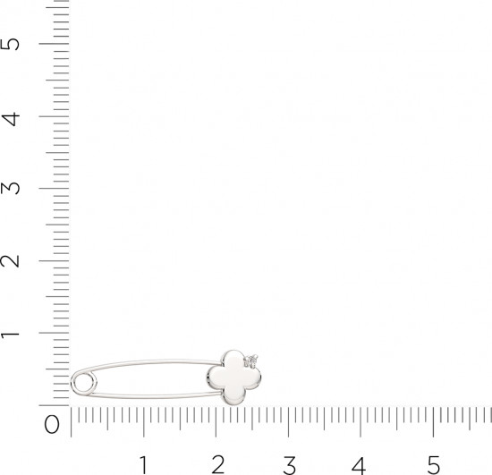 Брошь из серебра