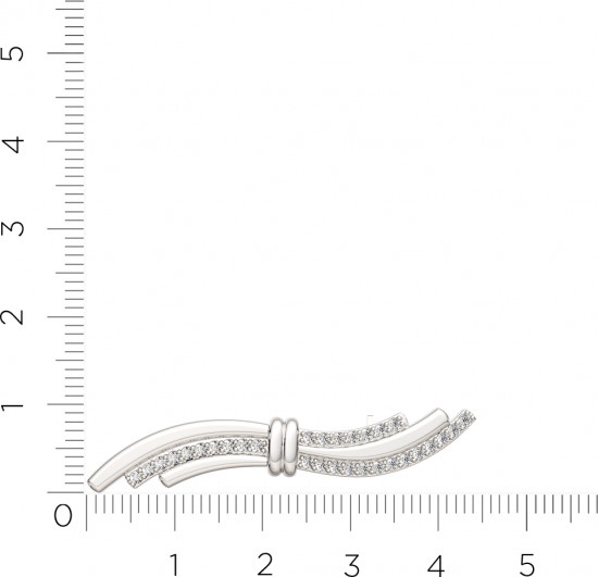 Брошь из серебра