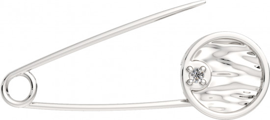 Брошь из серебра