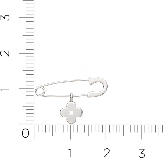 Брошь из серебра