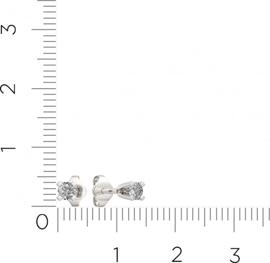 Серьги-пусеты из серебра
