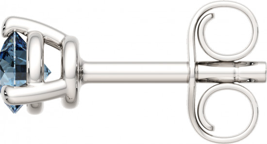 Серьги-пусеты из серебра