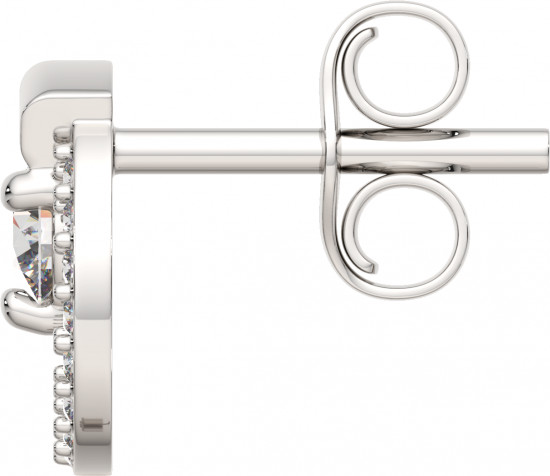 Серьги-пусеты из серебра