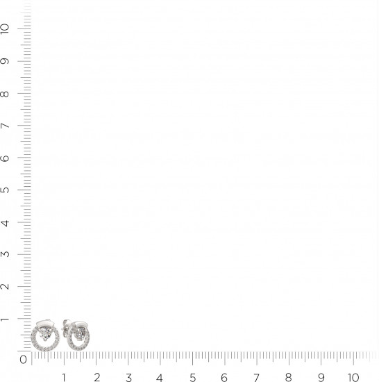 Серьги-пусеты из серебра