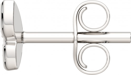 Серьги-пусеты из серебра