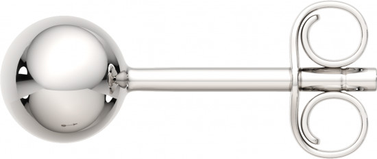 Серьги-пусеты из серебра