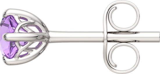 Серьги-пусеты из серебра