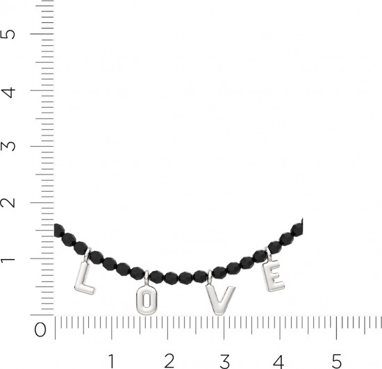 Колье из серебра