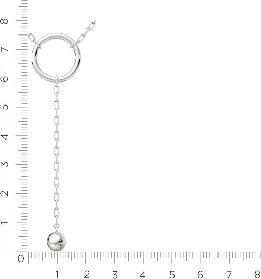 Колье из серебра