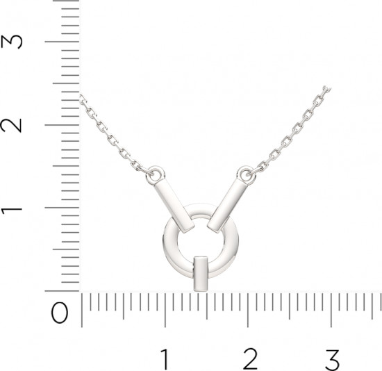 Колье из серебра