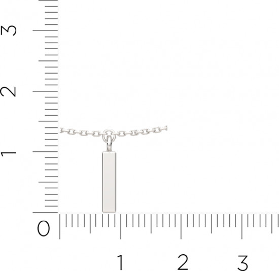 Колье из серебра