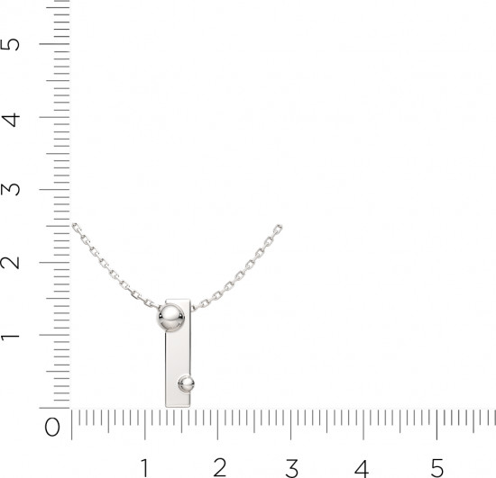 Колье из серебра