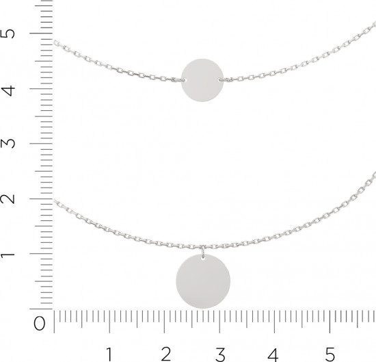 Колье из серебра