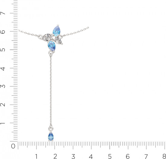 Колье из серебра