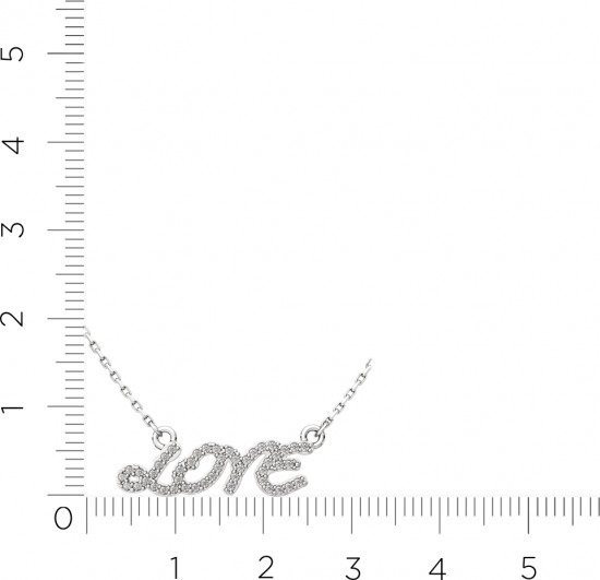 Колье из серебра