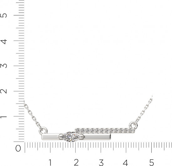 Колье из серебра