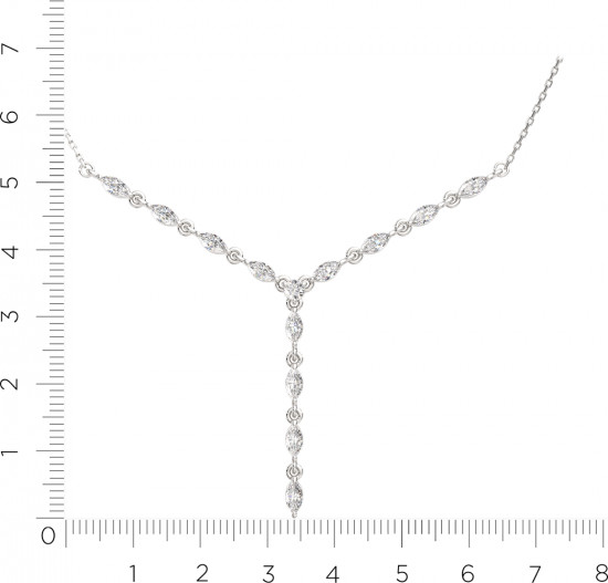 Колье из серебра