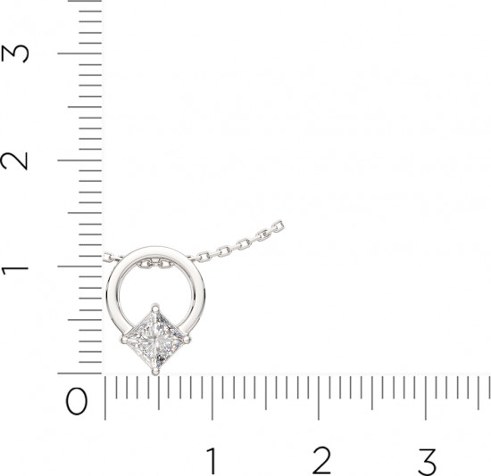 Колье из серебра