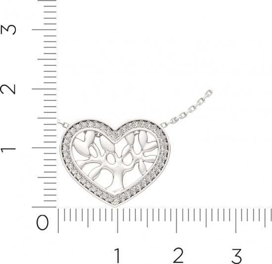 Колье из серебра