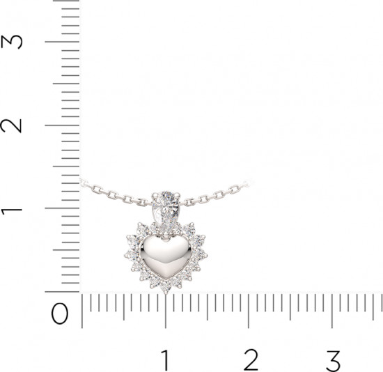 Колье из серебра