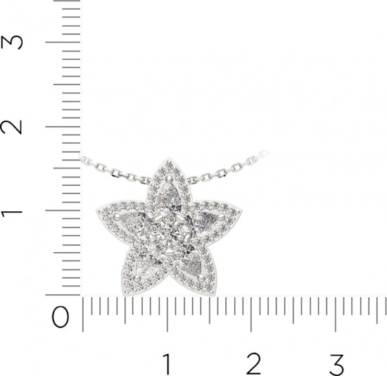 Колье из серебра