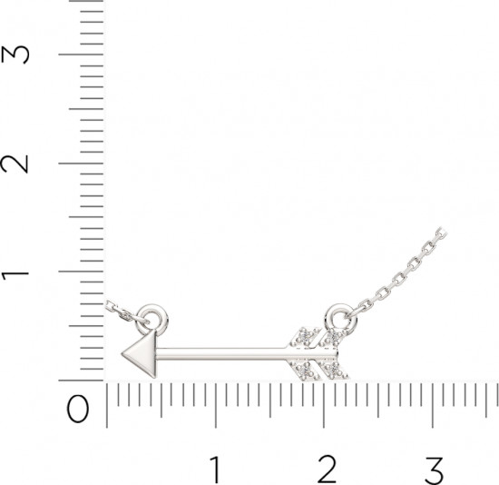 Колье из серебра