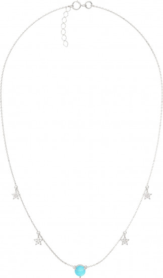 Колье из серебра