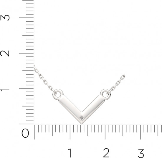 Колье из серебра