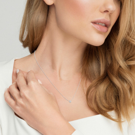 Колье из серебра