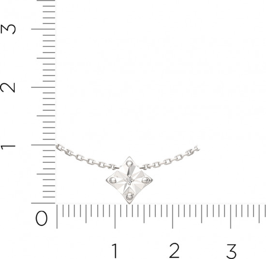 Колье из серебра