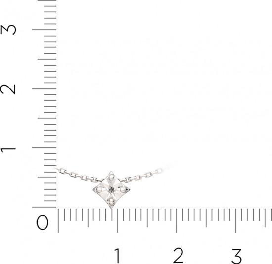 Колье из серебра