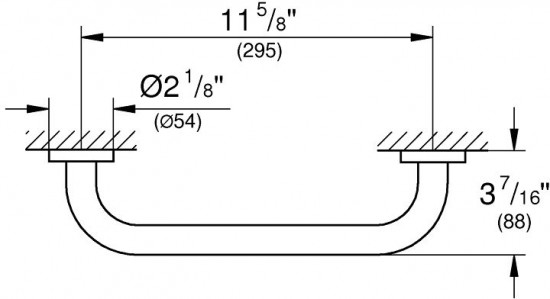 Ручка-поручень для ванной