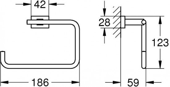 Кольцо для полотенца