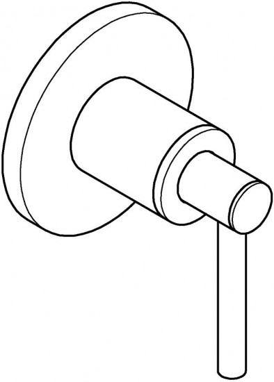 Накладная панель скрытой вентильной головки