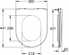 Сиденье для унитаза с микролифтом - Фото 7