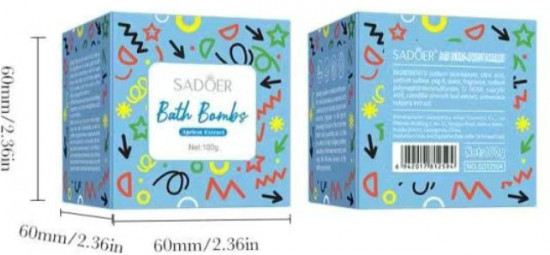 Бомбочка для ванны с ароматом абрикоса