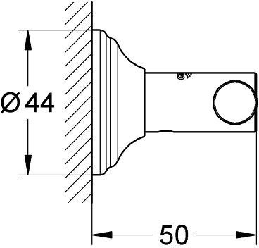 Крючок для банного халата