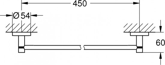 Держатель для банного полотенца «Essentials»