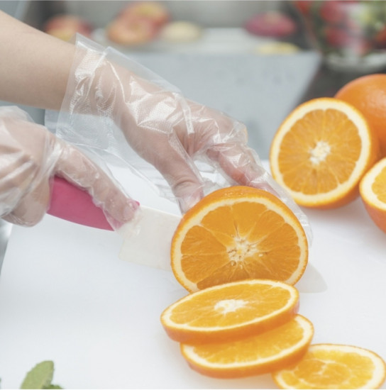 Комплект перчаток одноразовых полиэтиленовых