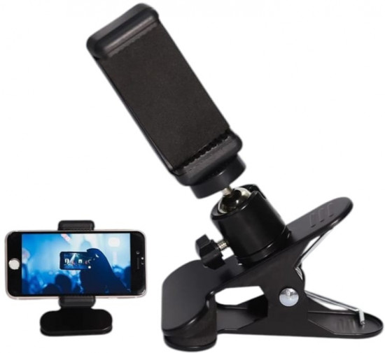 Держатель-прищепка для телефона на гитару