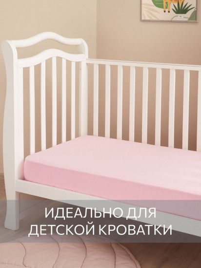 Простыня на резинке трикотажная