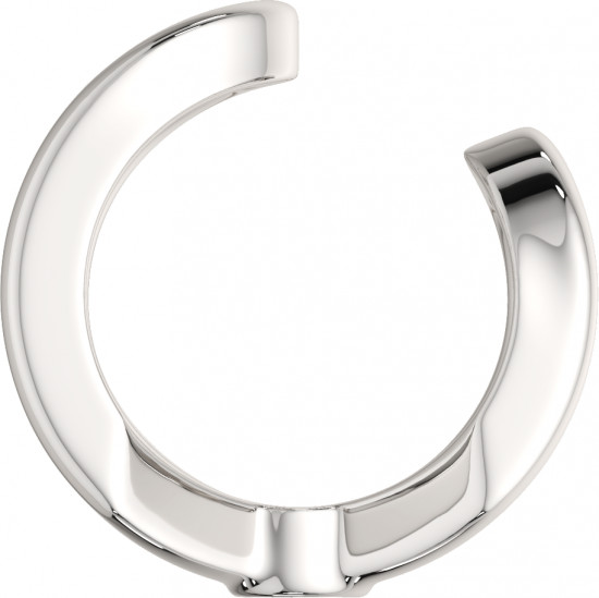 Серьга-кафф из серебра