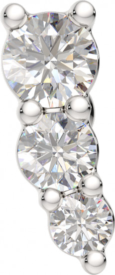 Пирсинг для ушей из серебра